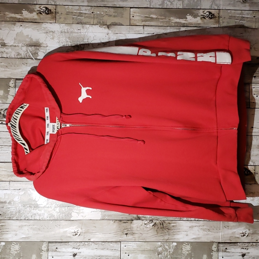 VS PINK full zip hoodie size M